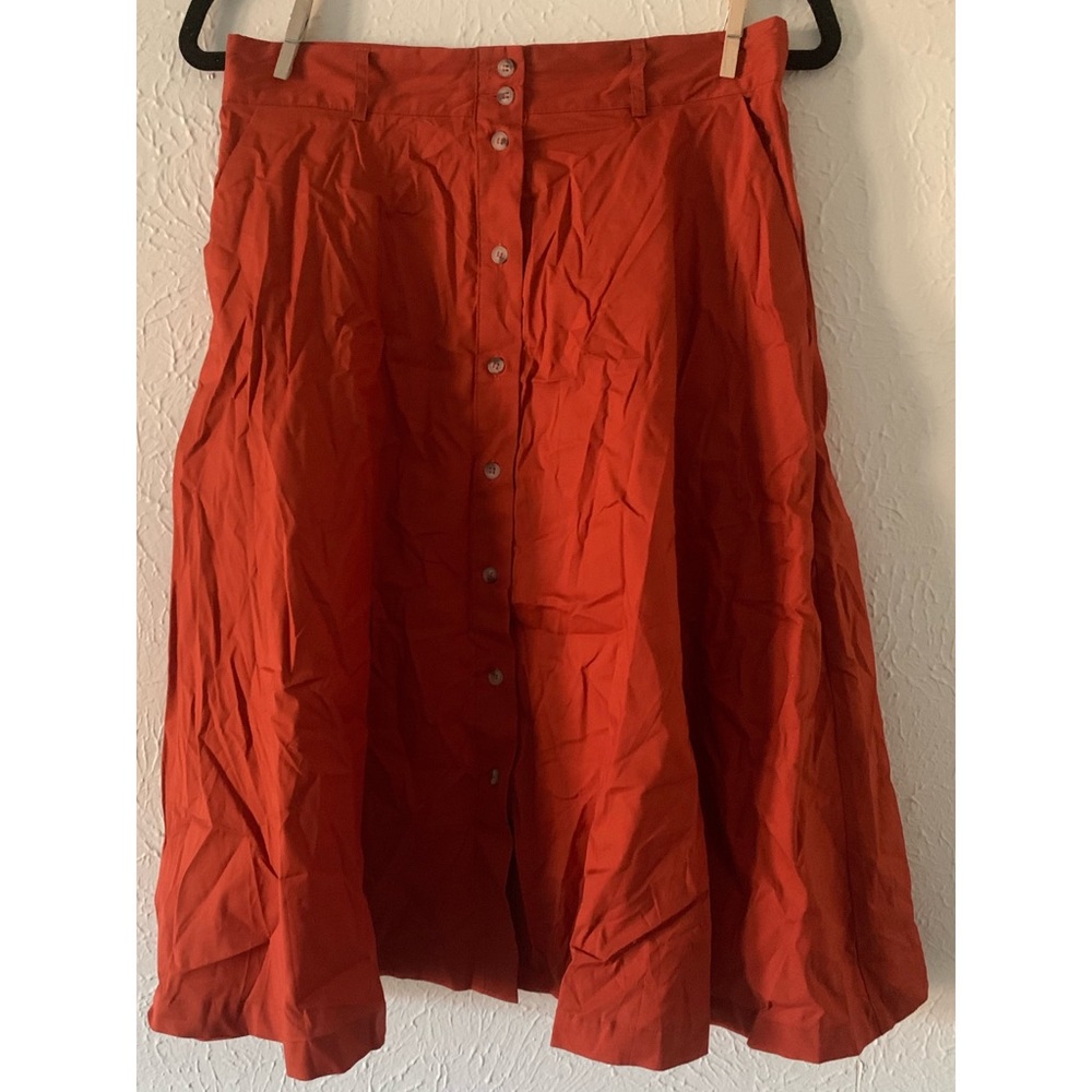 Forever 21 Button Up Skirt with Pockets